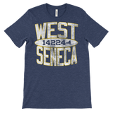 WEST SENECA NEW YORK 14224 - retro distressed - T-shirt
