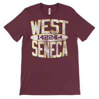 WEST SENECA NEW YORK 14224 - retro distressed - T-shirt