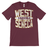 WEST SENECA NEW YORK 14224 - retro distressed - T-shirt