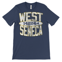 WEST SENECA NEW YORK 14224 - retro distressed - T-shirt