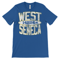 WEST SENECA NEW YORK 14224 - retro distressed - T-shirt