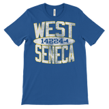 WEST SENECA NEW YORK 14224 - retro distressed - T-shirt