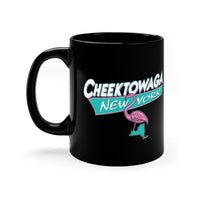 CHEEKTOWAGA NEW YORK - pink lawn flamingo - 11oz ceramic mug