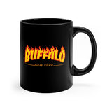 FLAMING BUFFALO NEW YORK "retro sk8" - 11oz ceramic mug