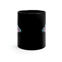 GRAND ISLAND New York - retro 80s & 90s theme park logo style 11oz Ceramic Mug
